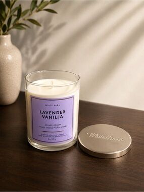 White Barn Lavender Vanilla Single-Wick Candle